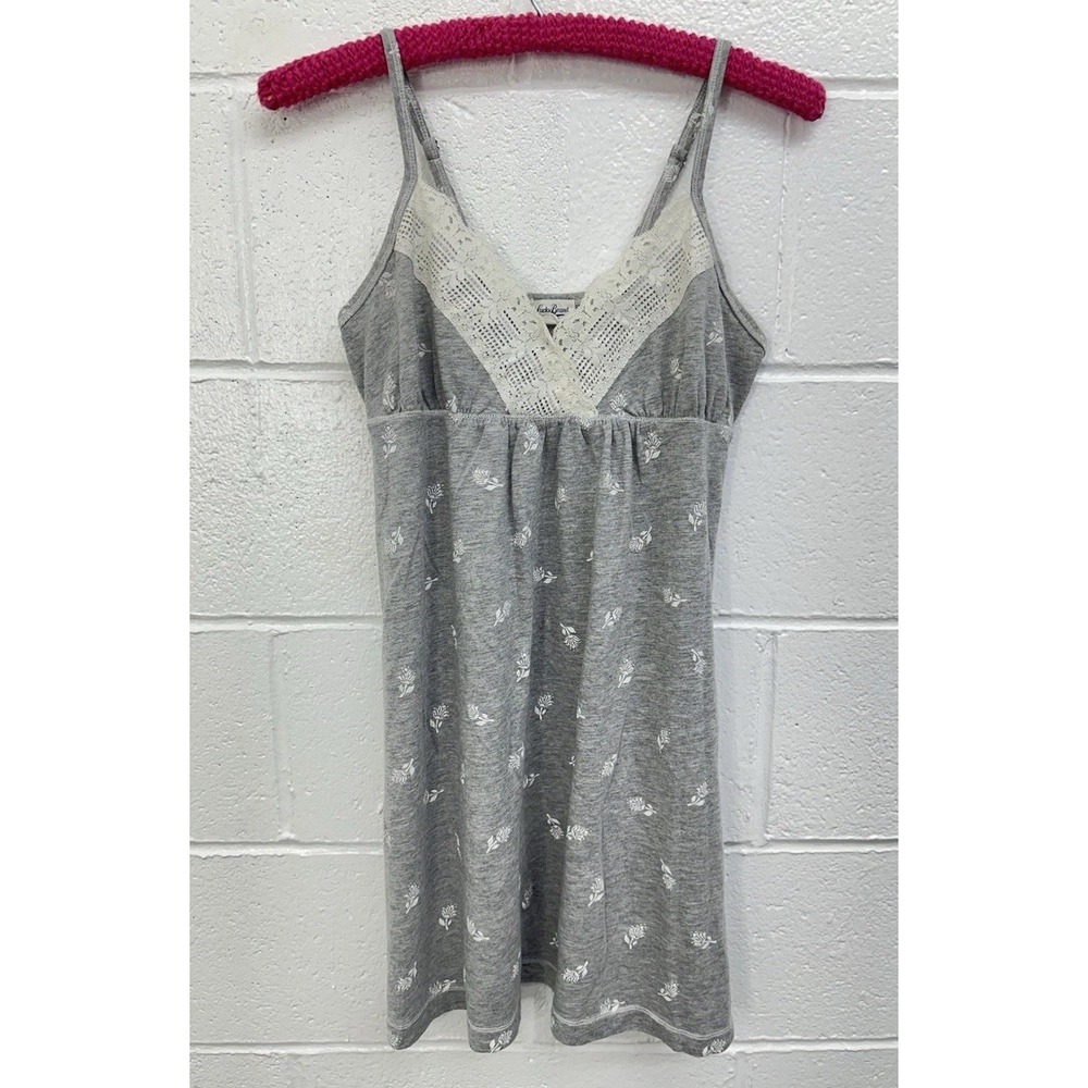 Lucky Brand Soft Cotton Gray Nightgown Sleep Dress‎ / Women's Small